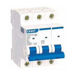 Автоматический выключатель CHINT NXB-63-3P-C16 Фото