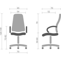 Офисное кресло Аклас Альваро Коричневый Фото 10