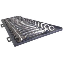 Ключ Milwaukee MAX BITE рожково-накидний з тріскачкою, 15шт, 8-22 Фото 2