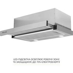 Вытяжка кухонная Weilor WT 63 SS Фото 2