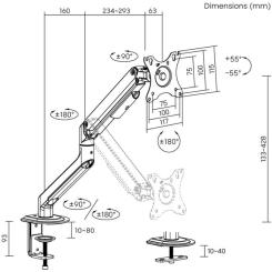 Кронштейн HiSmart HS082444 Фото 1