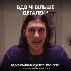 Веб-камера Logitech MX Brio 4K Pale Grey Фото 7