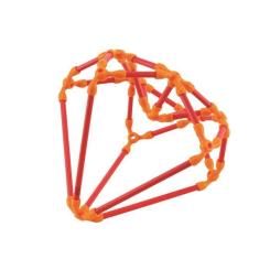 Конструктор Hape Flexistix Строительство 66 деталей бамбуковый Фото 3