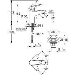 Смеситель Grohe Swift S Фото 3