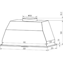 Вытяжка кухонная Grunhelm GVC 020 B Фото 2