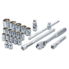 Набор торцевых головок DeWALT 1/2", 22 шт. Фото