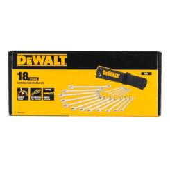 Набор инструментов DeWALT ключів комбінованих, 18 шт: 6-24 мм., Фото 1
