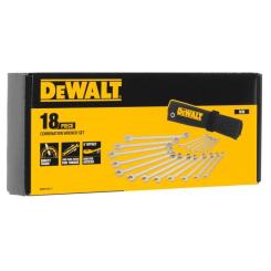 Набор инструментов DeWALT ключів комбінованих, 18 шт: 6-24 мм., Фото 2