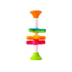 Развивающая игрушка Fat Brain Toys Пирамидка- спиннер MiniSpinny тактильная Фото