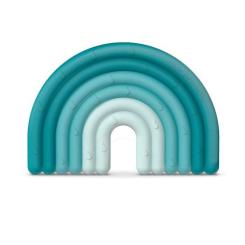 Прорезыватель Suavinex силиконовый с пузырьками/голубой Фото