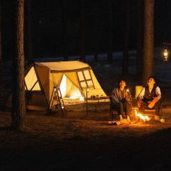Палатка Naturehike з навісом CNH22ZP029, світлий коричневий Фото 9