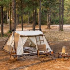 Палатка Naturehike з навісом CNH22ZP029, світлий коричневий Фото 4