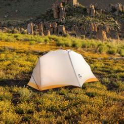 Палатка Naturehike надлегкий одномісний NH21ZP003 сіро-жовтий Фото 4