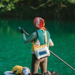 Туристическое полотенце Naturehike CNK2300SS011 швидковисихаючий 100 х 30 помаранчеви Фото 2