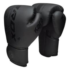 Боксерские перчатки RDX F6 Kara Matte Black 12 унцій Фото 1