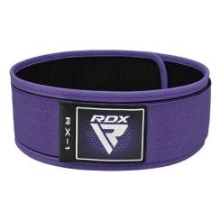 Атлетический пояс RDX RX1 Weight Lifting Belt Purple XS Фото