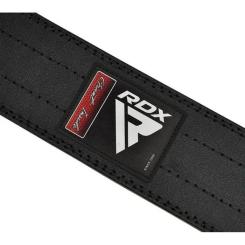 Атлетический пояс RDX для пауерліфтингу RD1 шкіряний Black L Фото 3