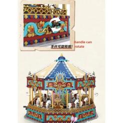 Конструктор LOZ mini Веселая карусель без фигурок Фото 1