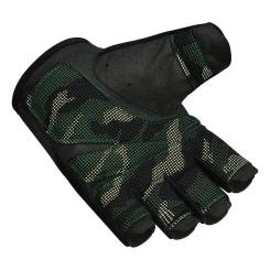 Перчатки для фитнеса RDX T2 Half Army Green S Фото 2
