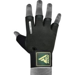 Перчатки для фитнеса RDX T2 Half Army Green S Фото 5