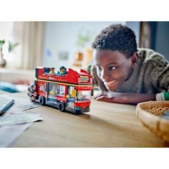 Конструктор LEGO City Красный двухэтажный экскурсионный автобус Фото 9