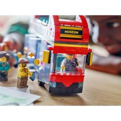 Конструктор LEGO City Красный двухэтажный экскурсионный автобус Фото 10
