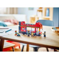 Конструктор LEGO City Красный двухэтажный экскурсионный автобус Фото 11
