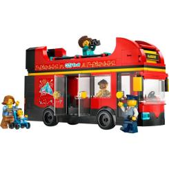 Конструктор LEGO City Красный двухэтажный экскурсионный автобус Фото 1