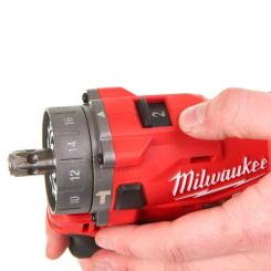 Шуруповерт Milwaukee M12 FPDXKIT-202X, 44Нм, 2x2Ач, 2 насадки, кейс Фото 10