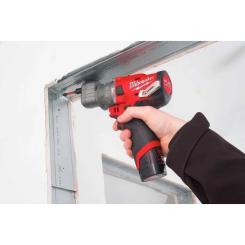 Шуруповерт Milwaukee M12 FPDXKIT-202X, 44Нм, 2x2Ач, 2 насадки, кейс Фото 11
