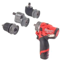 Шуруповерт Milwaukee M12 FPDXKIT-202X, 44Нм, 2x2Ач, 2 насадки, кейс Фото 1
