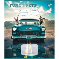 Тетрадь Yes Funny pets 24 аркушів клітинка Фото 1