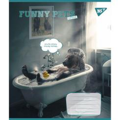 Тетрадь Yes Funny pets 24 аркушів клітинка Фото 3