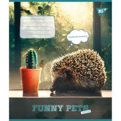 Тетрадь Yes Funny pets 24 аркушів клітинка Фото 4