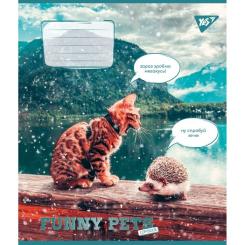 Тетрадь Yes Funny pets 24 аркушів клітинка Фото 5