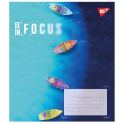 Тетрадь Yes Be in focus 48 аркушів клітинка Фото 1