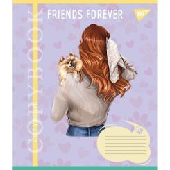 Тетрадь Yes Friends forever 36 аркушів клітинка Фото 3