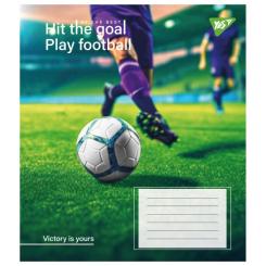 Тетрадь Yes Hit the goal 96 аркушів лінія Фото 1