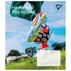 Тетрадь Yes Hit the goal 96 аркушів лінія Фото 3