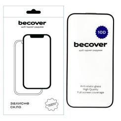 Стекло защитное BeCover Apple iPhone 14 10D Black Фото