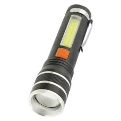 Фонарь Quantum Helper 10W LED zoom +COB з USB Фото