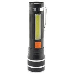 Фонарь Quantum Helper 10W LED zoom +COB з USB Фото 2