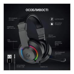 Наушники GamePro HS299 RGB Black Фото 7