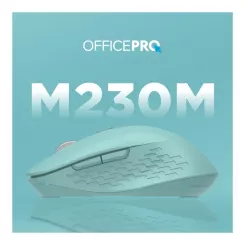 Мышка OfficePro M230M Silent Click Wireless/Bluetooth Mint Фото 4