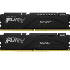 Модуль памяти для компьютера Kingston Fury (ex.HyperX) DDR5 32GB (2x16GB) 6000 MHz Beast Black EXPO Фото