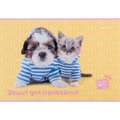 Альбом для рисования Kite Studio Pets, 12 аркушів Фото 4