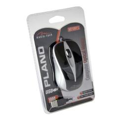 Мышка Media-Tech Plano USB Silver Фото 2