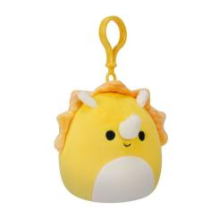 Мягкая игрушка Squishmallows на кліпсі – Трицератопс 9 см Фото 5