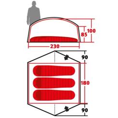 Палатка Wechsel Exogen 3 ZG Green Фото 11