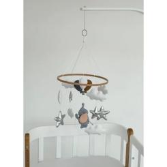 Мобиль Ingvart Серый слоненок с шариками Фото